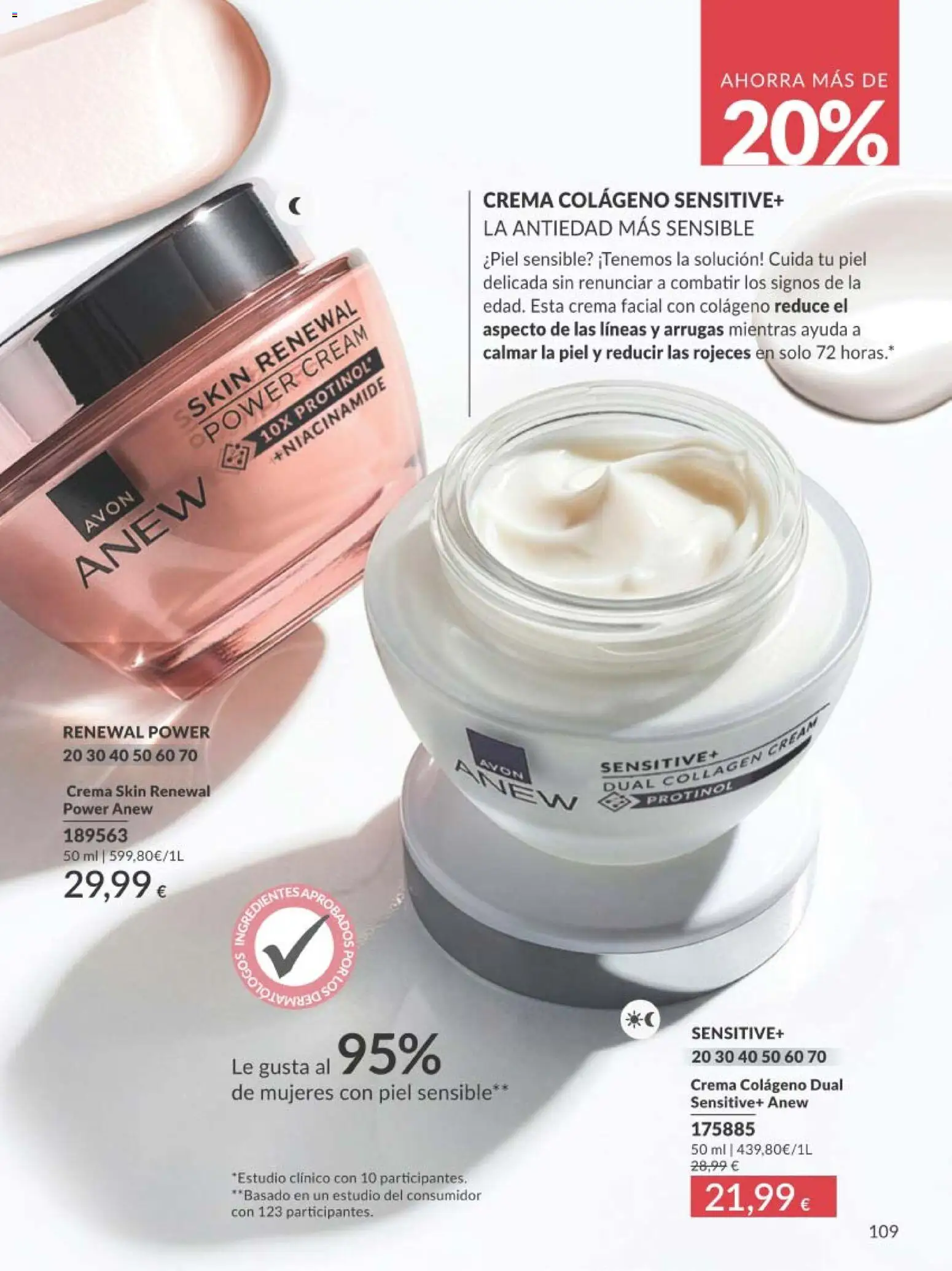 Catálogo AVON campaña 8 │ válido desde el 01/08/2026 | Página: 109 | Productos: Crema facial, Crema