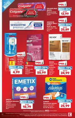Ofertele Kaufland valabile de la 29.07.2026 | Pagină: 52 | Produse: Pomelo, Cremă, Pastă de dinți, Absorbante