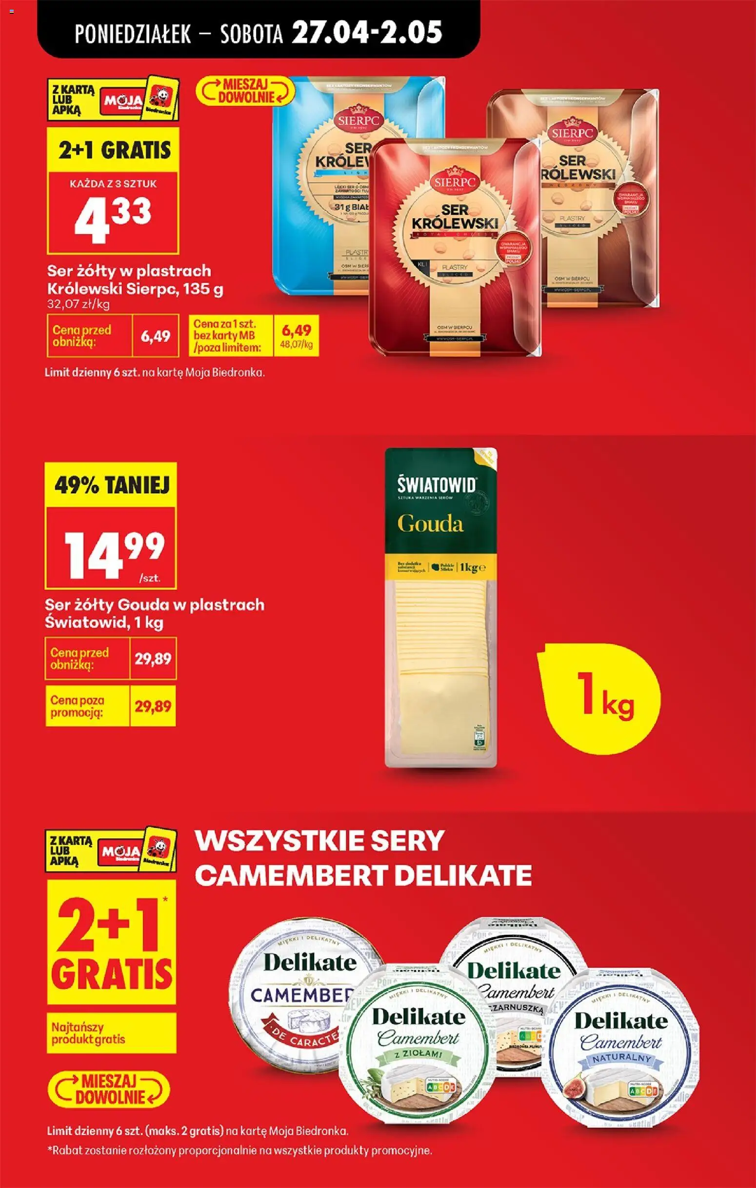 Biedronka gazetka od poniedziałku od 27.04.2026 | Strona: 39 | Produkty: Winogrono, Papryka