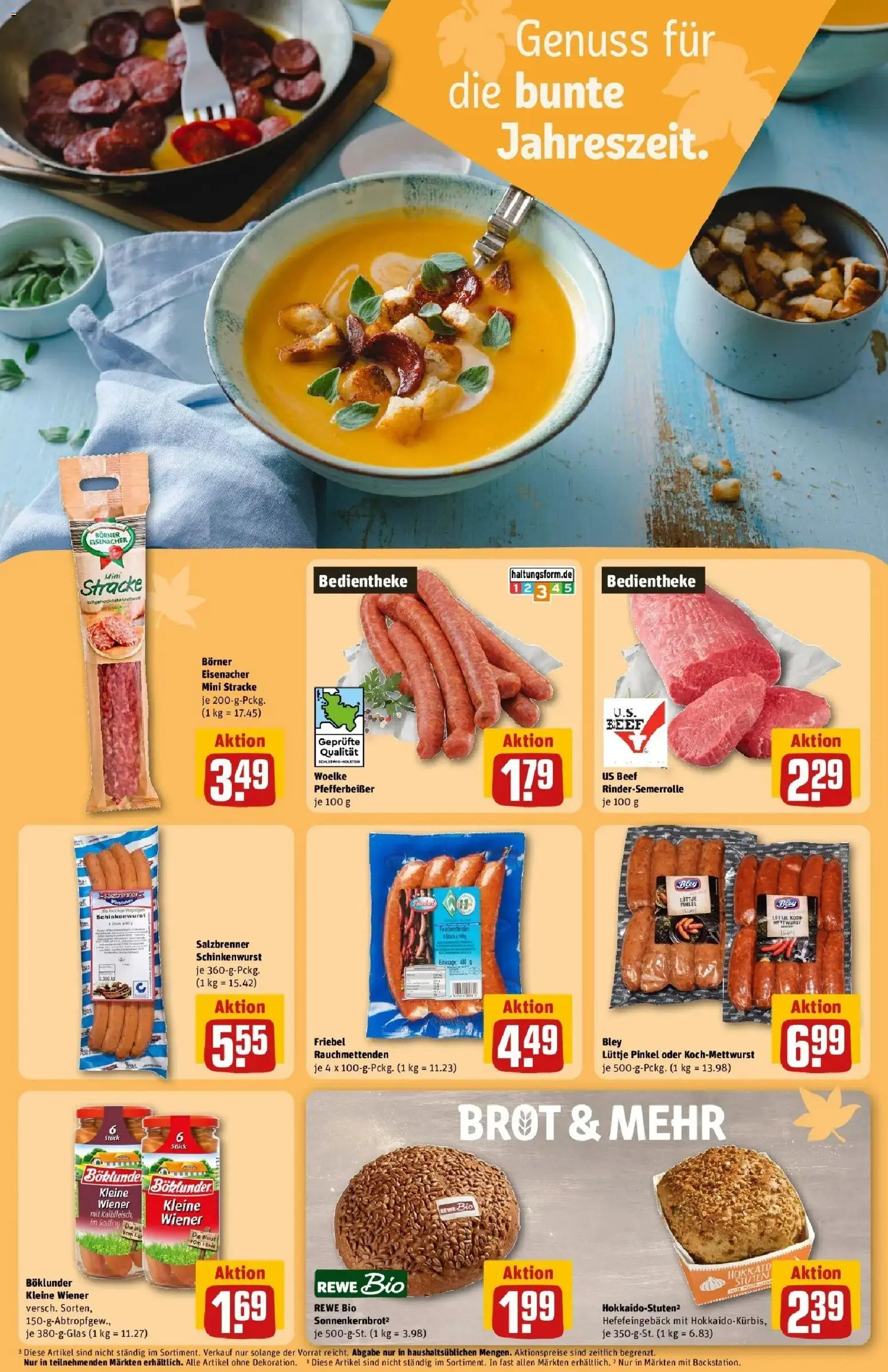 REWE Prospekt ab 05.10.2026 zum Blättern » Angebote | Seite: 21 | Produkte: Brot