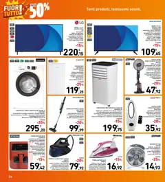 Anteprima del volantino Spazio Conad volantino valido a partire dal 30/06/2026 | Pagina: 24 | Prodotti: Scopa elettrica, Ventilatore, Centrifuga, Scopa