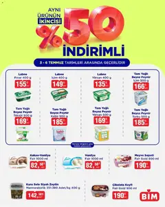 03 Temmuz 2026 tarihinden itibaren geçerli olan BİM kataloğu önizlemesi
