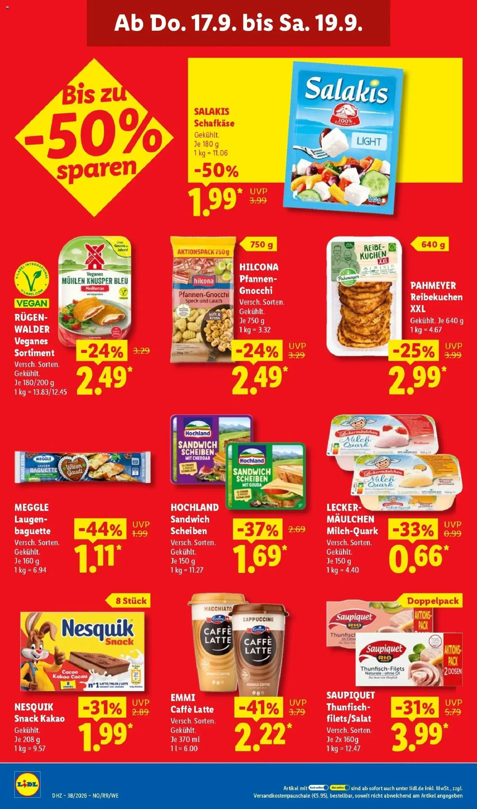 Lidl Prospekt Zülpich (ab 14.09.2026) zum Blättern » Angebote | Seite: 70 | Produkte: Feta, Öl, Thunfisch, Kuchen
