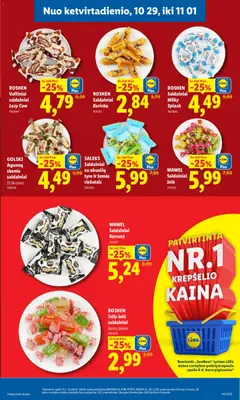 LIDL leidinys galioja nuo 2026.10.26 | Puslapis: 39 | Prekių: Tyrė, Krepšelis, Saldainiai