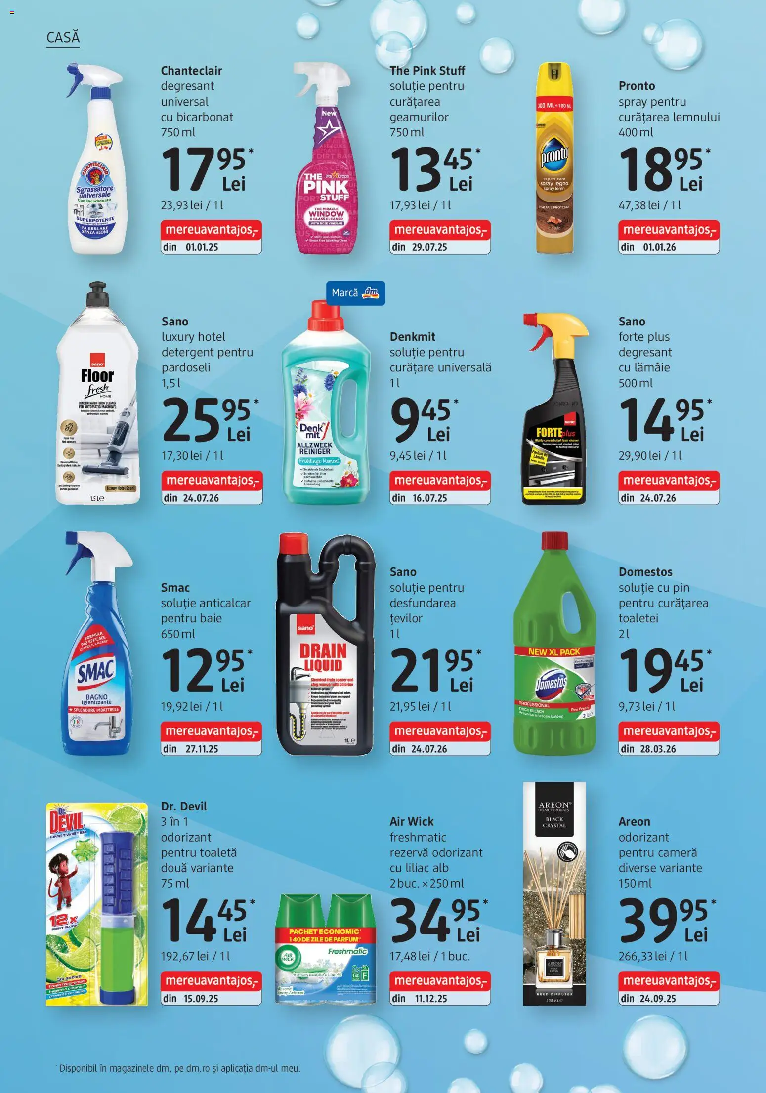 Noul catalog DM drogeriemarkt – valabil de la 01.10.2026 | Pagină: 20 | Produse: Toaletă, Parfum, Lămâie, Plus