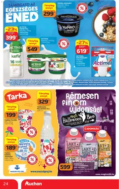 ACTIMEL IVÓJOGHURT, többféle, 4x100 g, 2123 Ft/kg, 1548 Ft/kg - amely érvényes a következő dátumtól: 2026.10.08. | Oldal: 24