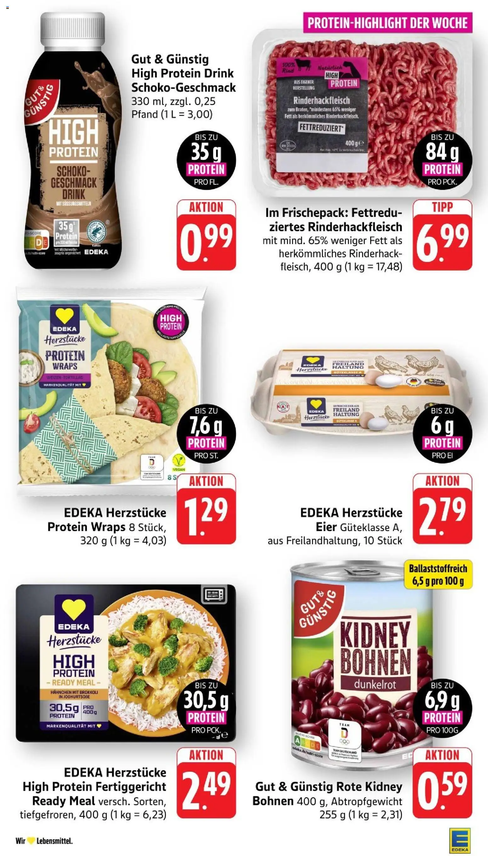 Edeka Prospekt Stuttgart – gültig ab 17.08.2026 | Seite: 13 | Produkte: Hahnchen, Eier, Brokkoli