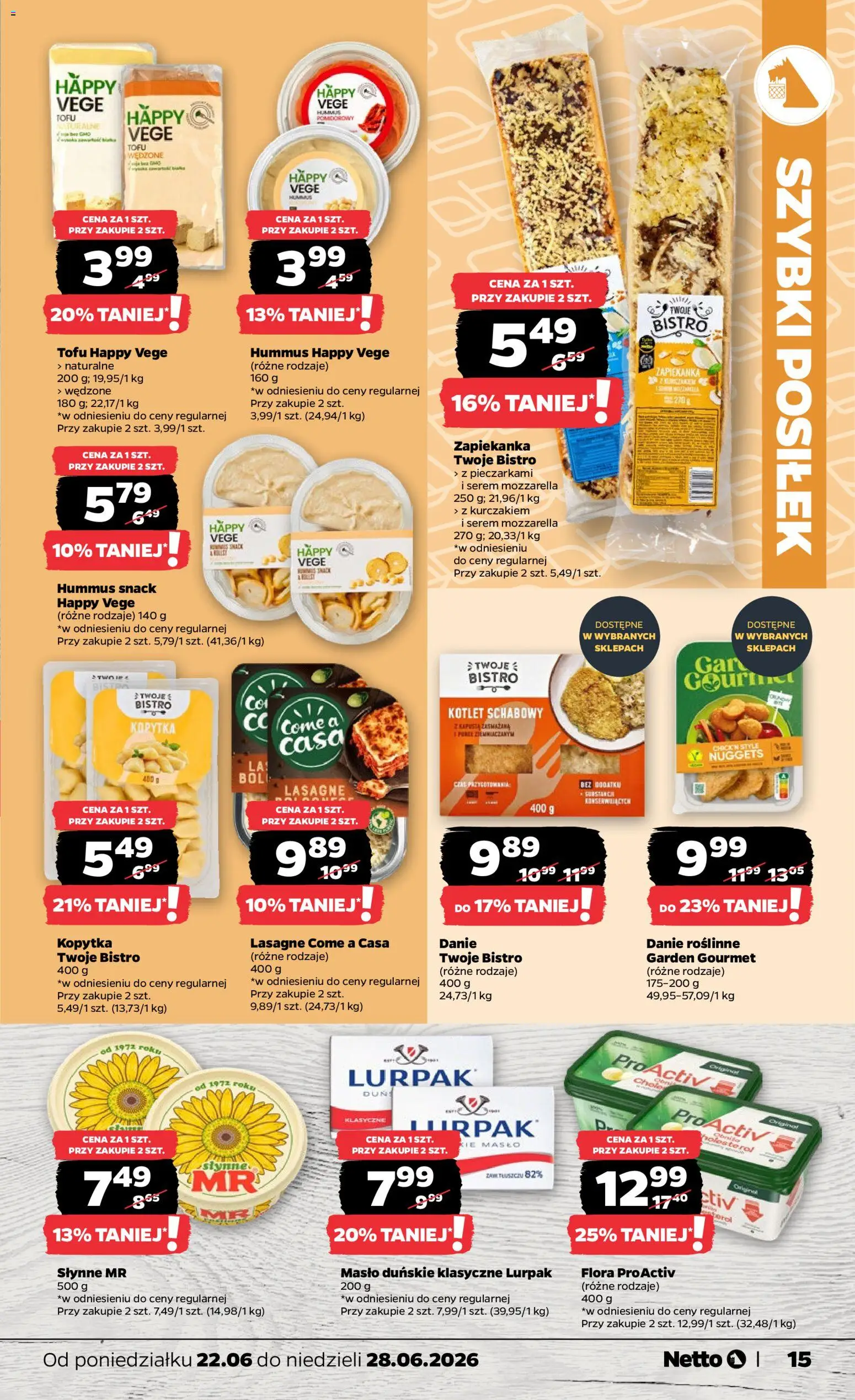 Netto gazetka od poniedziałku spożywcza od 22.06.2026 | Strona: 15