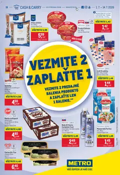 Metro leták platný od 01.07.2026