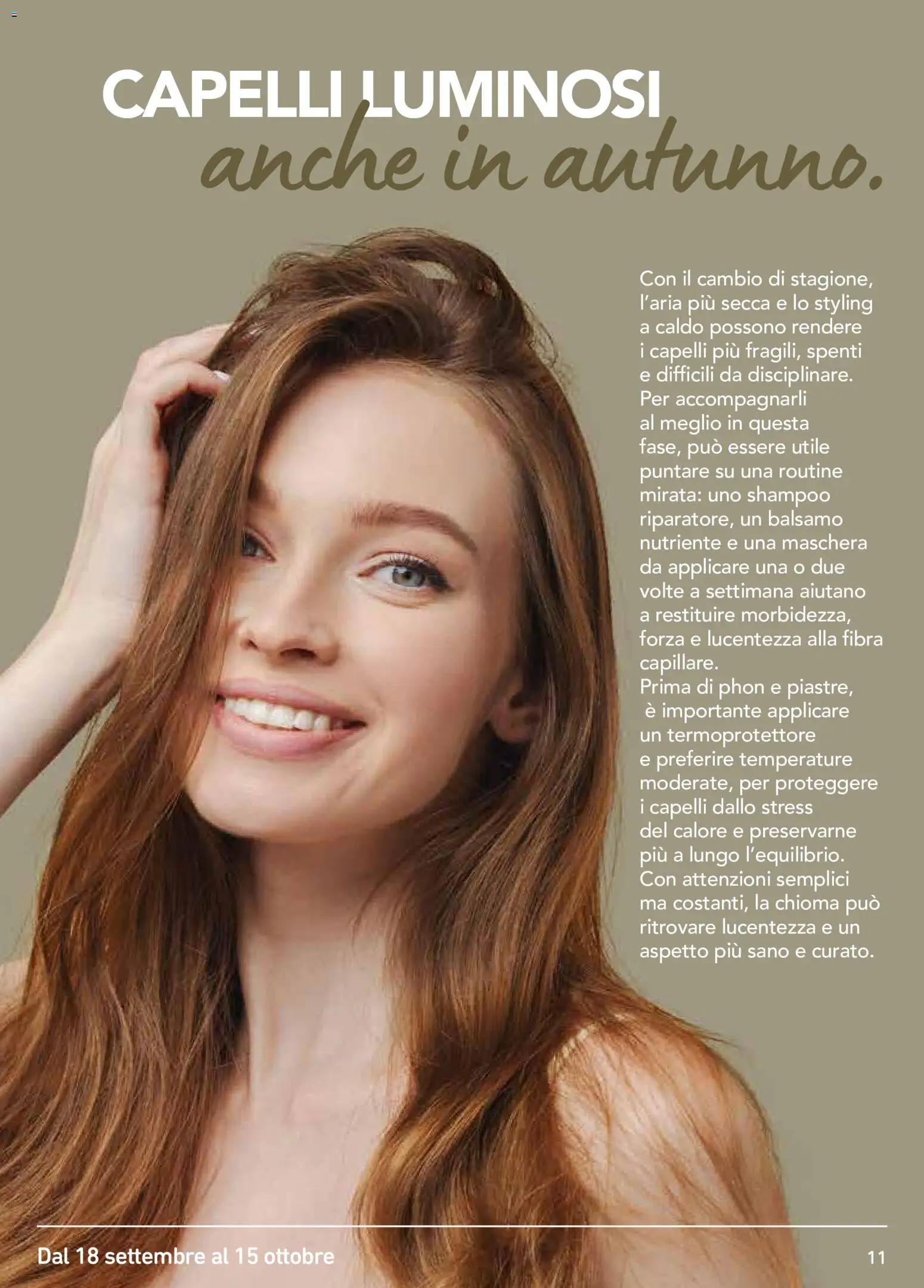 Volantino Spazio Conad del 18/09/2026 | Pagina: 11 | Prodotti: Shampoo, Balsamo, Maschera