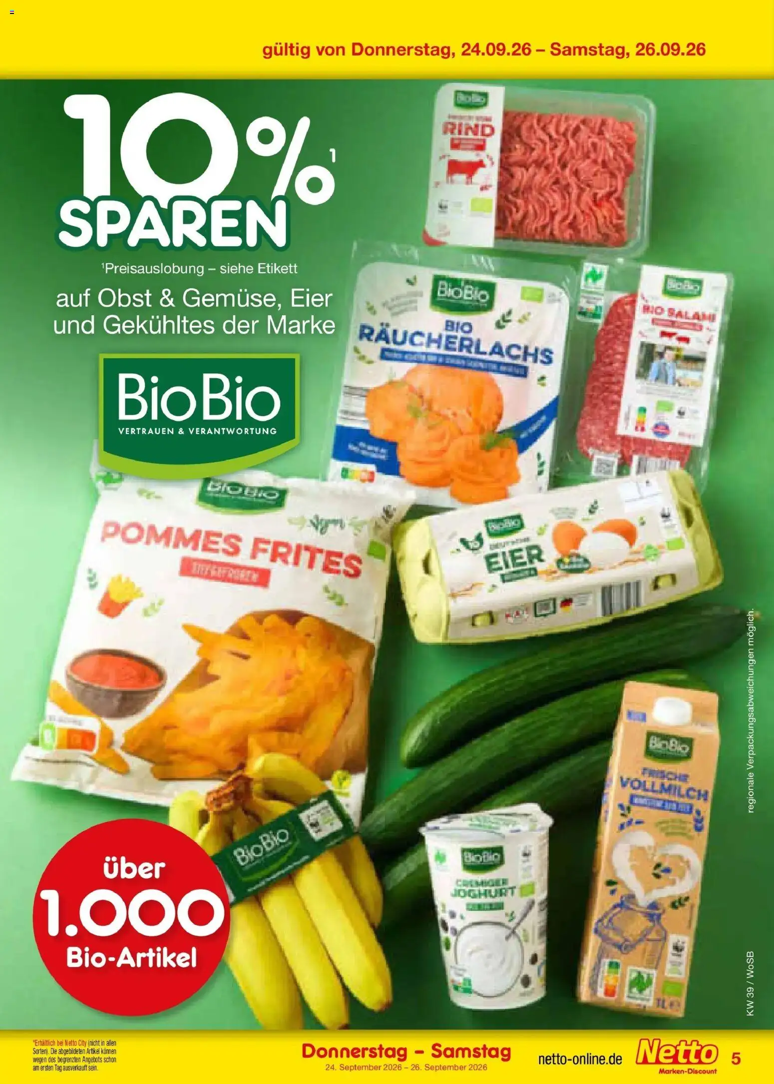 Netto Marken-Discount Prospekt Ludwigshafen-Edigheim – gültig ab 21.09.2026 | Seite: 53 | Produkte: Joghurt, Pommes, Obst, Salami