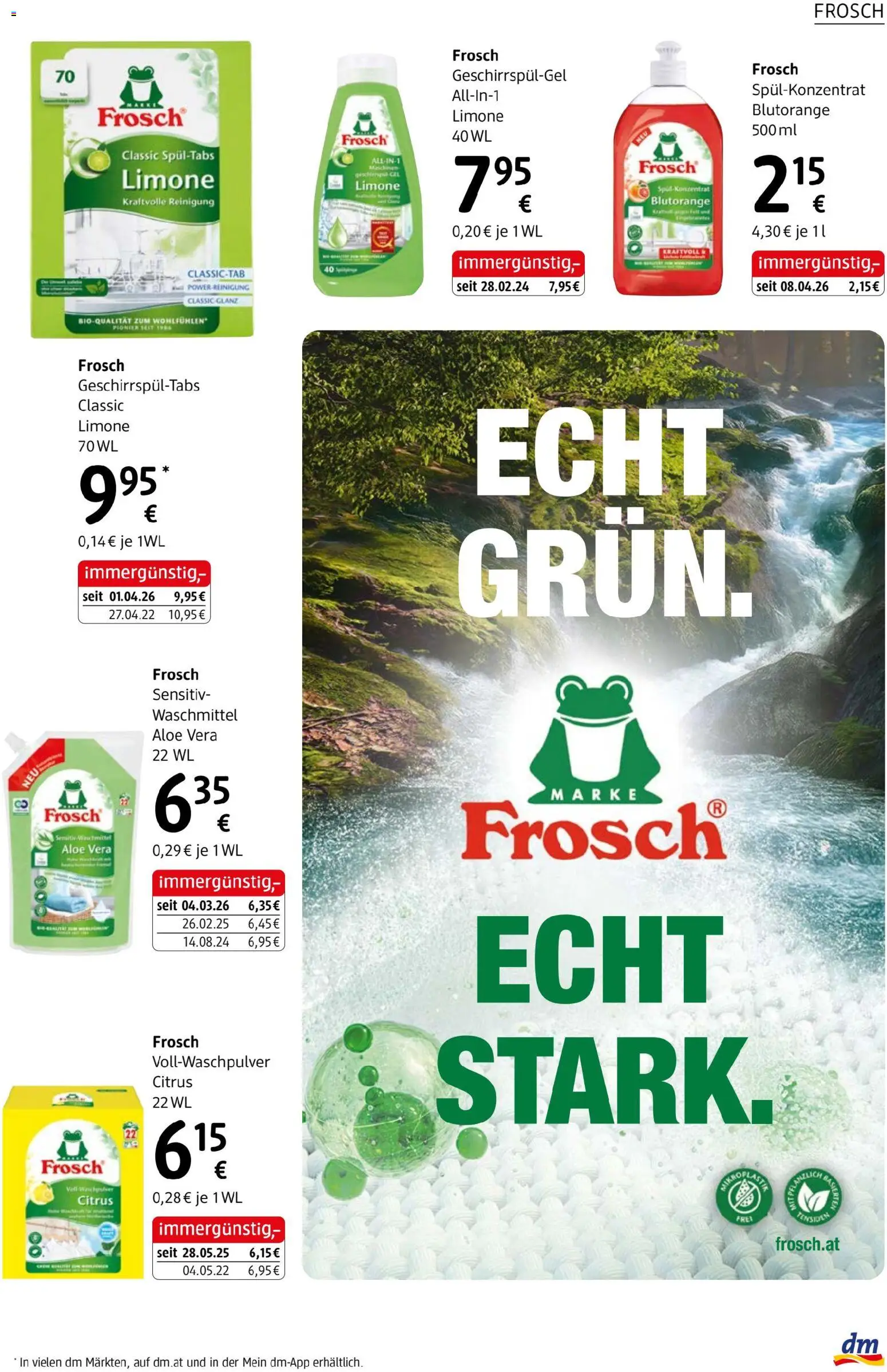 dm drogerie markt Journal Juli 2026 von 09.07.2026 - Aktuelle Angebote | Seite: 23 | Produkte: Geschirrspültabs, Waschmittel