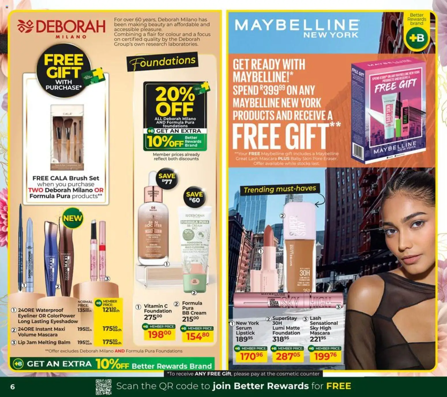 New Dis-Chem catalogue – valid from 20/08/2026 | Page: 6 | Products: Serum, Jam, Brush, Lipstick