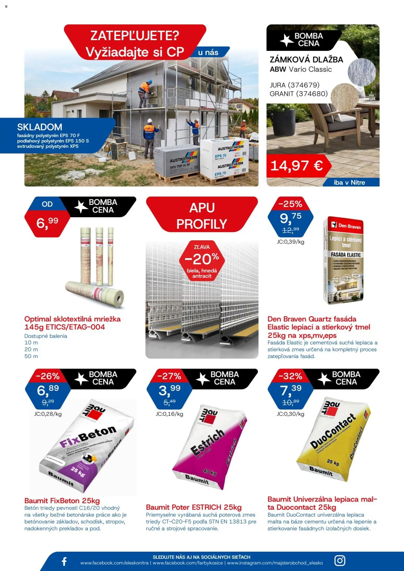 Nové L&Š akcie – leták je platný od 01.06.2026 | Strana: 4 | Produkty: Granit, Dlažba, Zámková dlažba