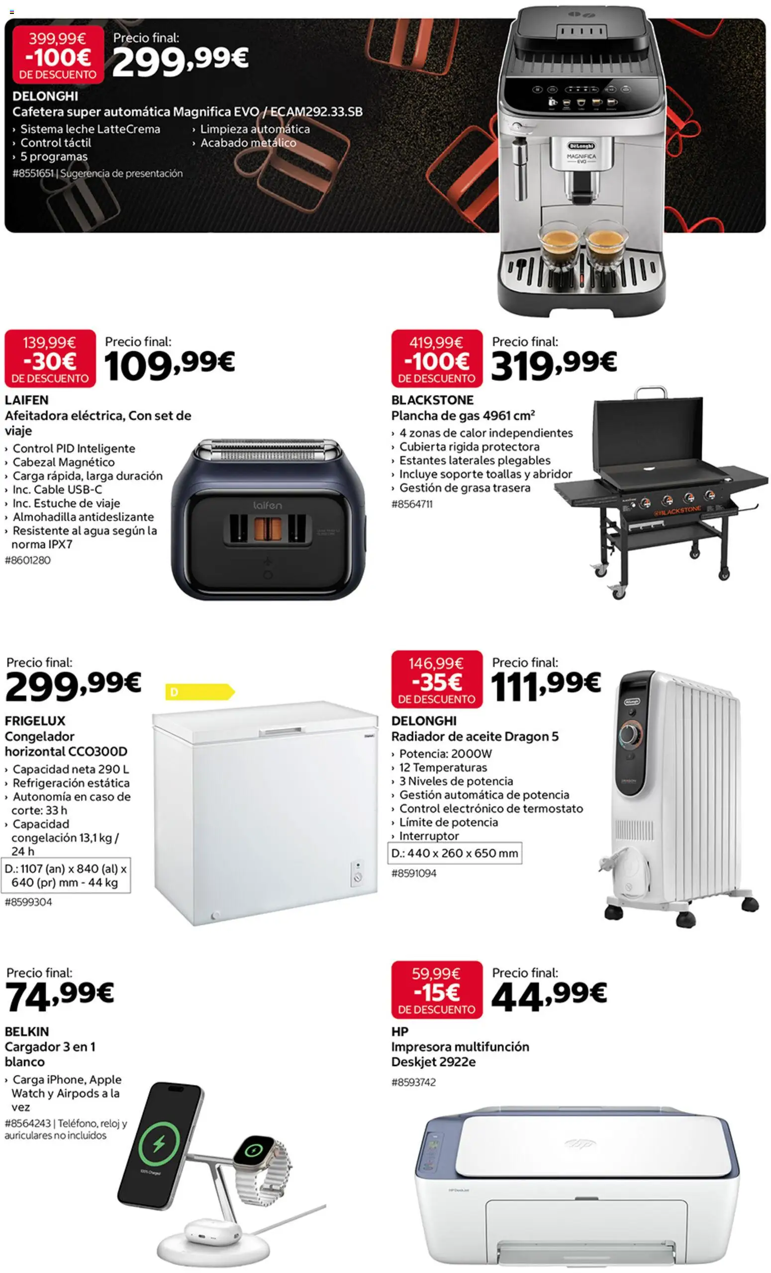 Costco Black Friday │ válido desde el 30/10/2026 | Página: 4 | Productos: Airpods, Impresora, Cable, Radiador