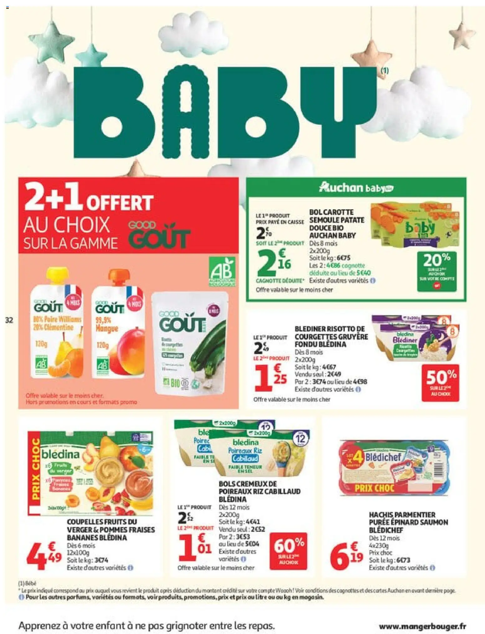 {H1} | Page: 32 | Produits: Poire, Poireaux, Semoule, Fraises