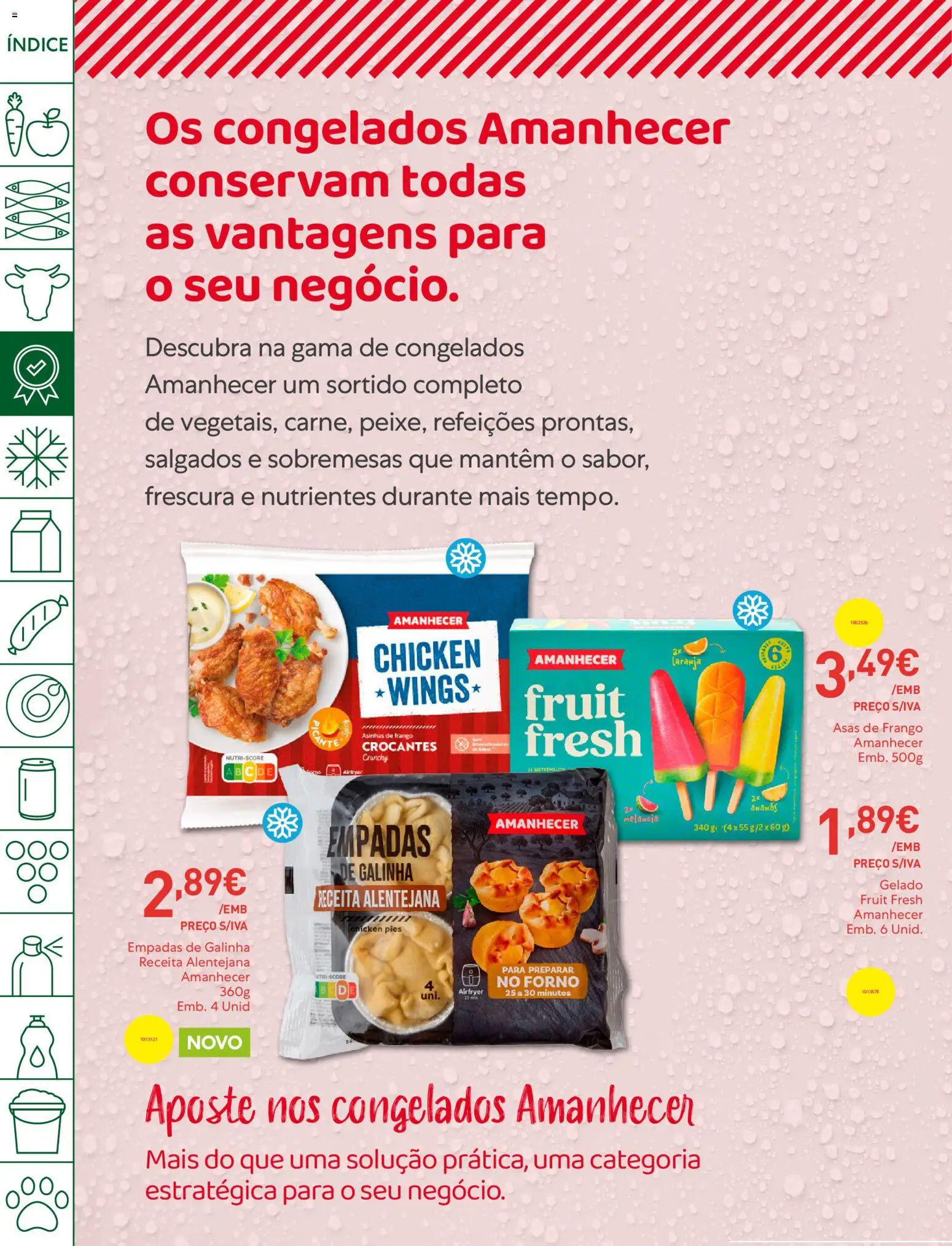 Recheio folheto Madeira │ válido de 15/09/2026 | Página: 6 | Produtos: Asas de frango, Forno, Sobremesas, Gelado