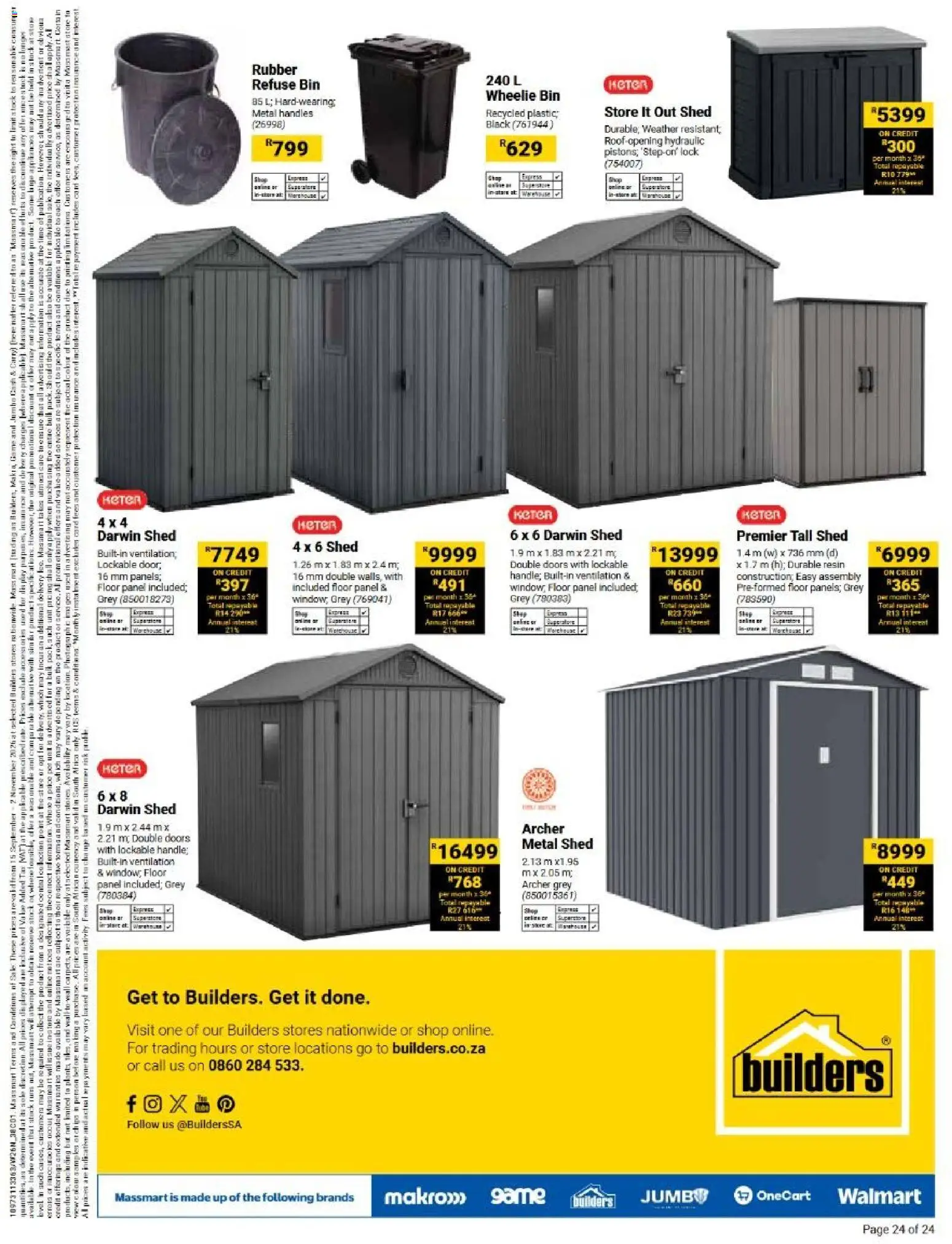New Builders catalogue – valid from 15/09/2026 | Page: 24 | Products: Sim, Hat, Lock, Chips