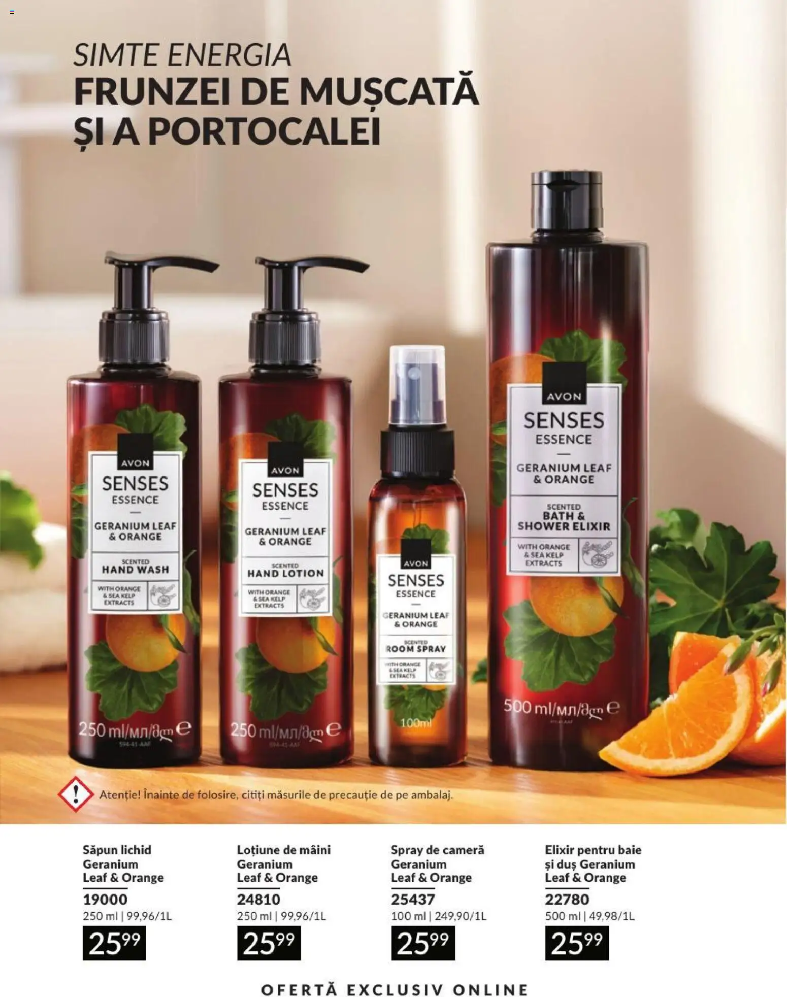 Noul catalog Avon – valabil de la 01.08.2026 | Pagină: 197 | Produse: Elixir, Duș, Săpun, Săpun lichid