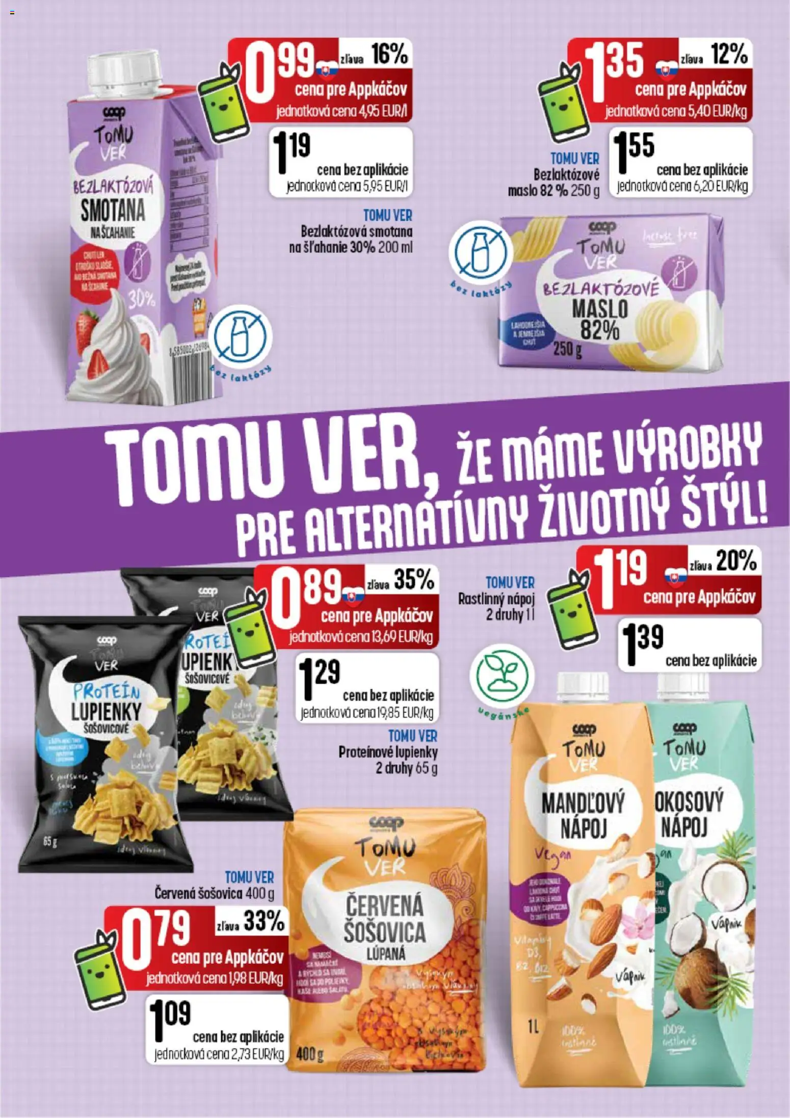 Nové COOP Jednota akcie – leták je platný od 10.09.2026 | Strana: 28 | Produkty: Maslo, Smotana, Protein, Šošovica