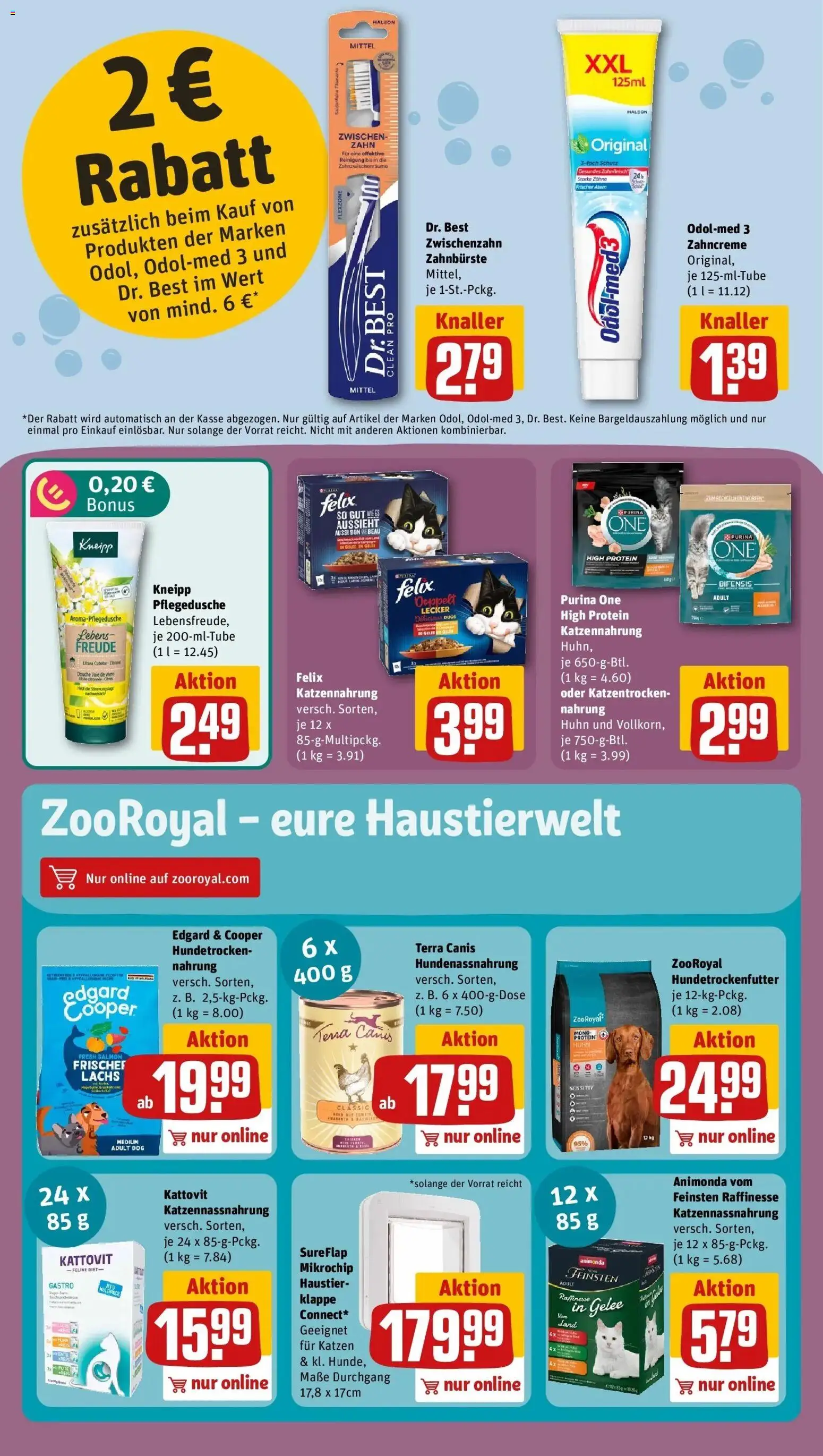 Rewe Prospekt München – gültig ab 29.06.2026 | Seite: 17 | Produkte: Purina one, Lachs, Zahnbürste