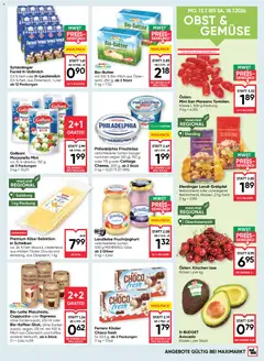 Maximarkt Flugblatt ab 16.07.2026 gültig | Seite: 9 | Produkte: Avocado, Gemüse, Obst, Zucker