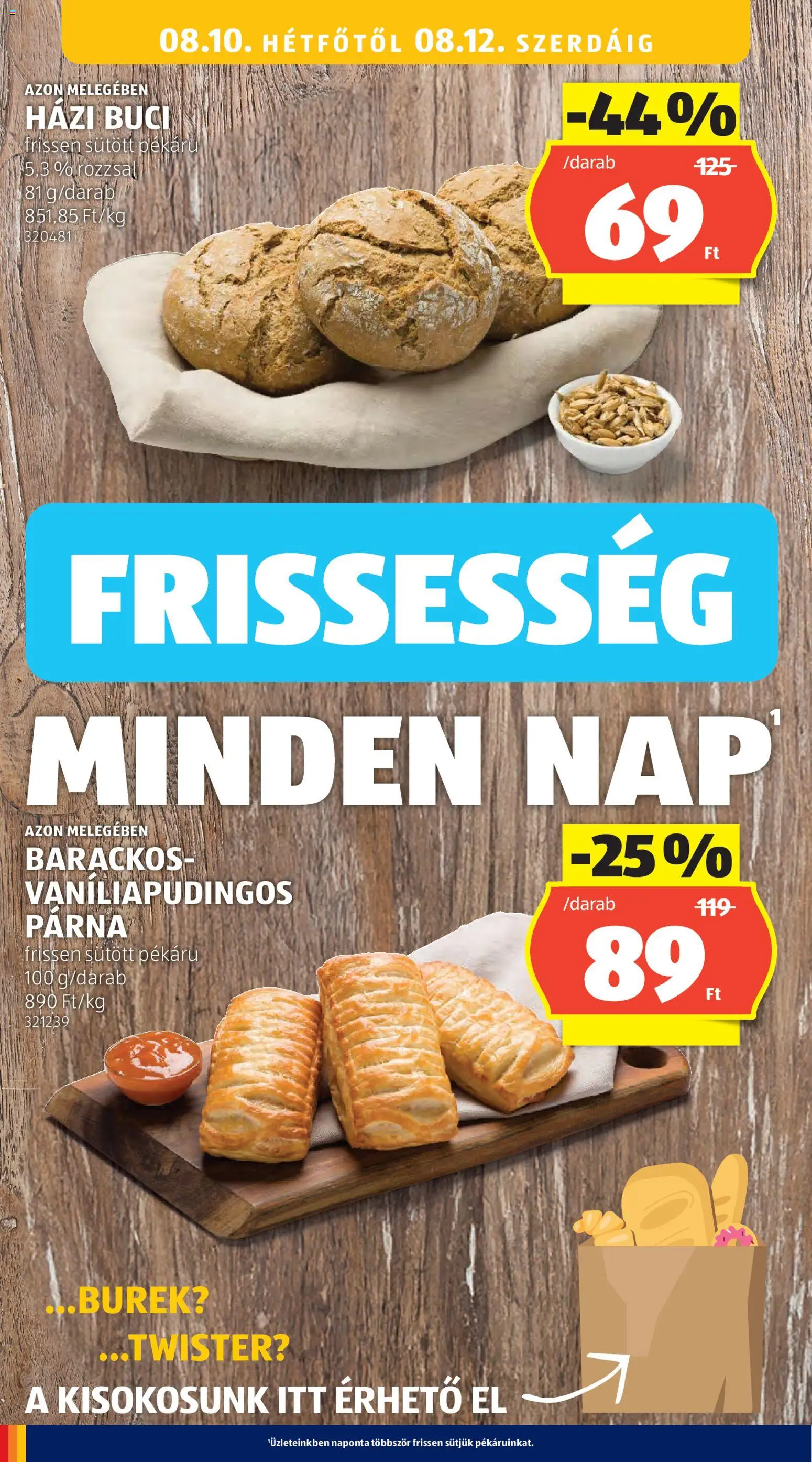 Aldi akciós ujság - amely érvényes a következő dátumtól: 2026.08.06. | Oldal: 24 | Termékek: Párna