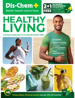 Dis-Chem specials catalogue – valid from 15/09/2026