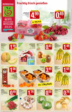 WEZ Prospekt ab 08.06.2026 gültig | Seite: 6 | Produkte: Kirschen, Champignons, Zwiebeln, Salat