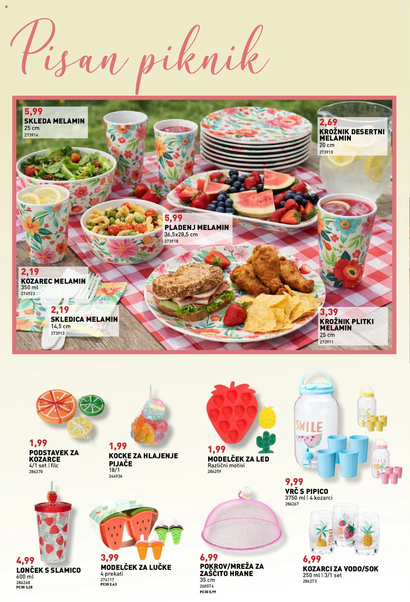 Novi Inpos katalog ponudbe – veljaven od 07.05.2026 | Stran: 12 | Izdelki: Kozarec