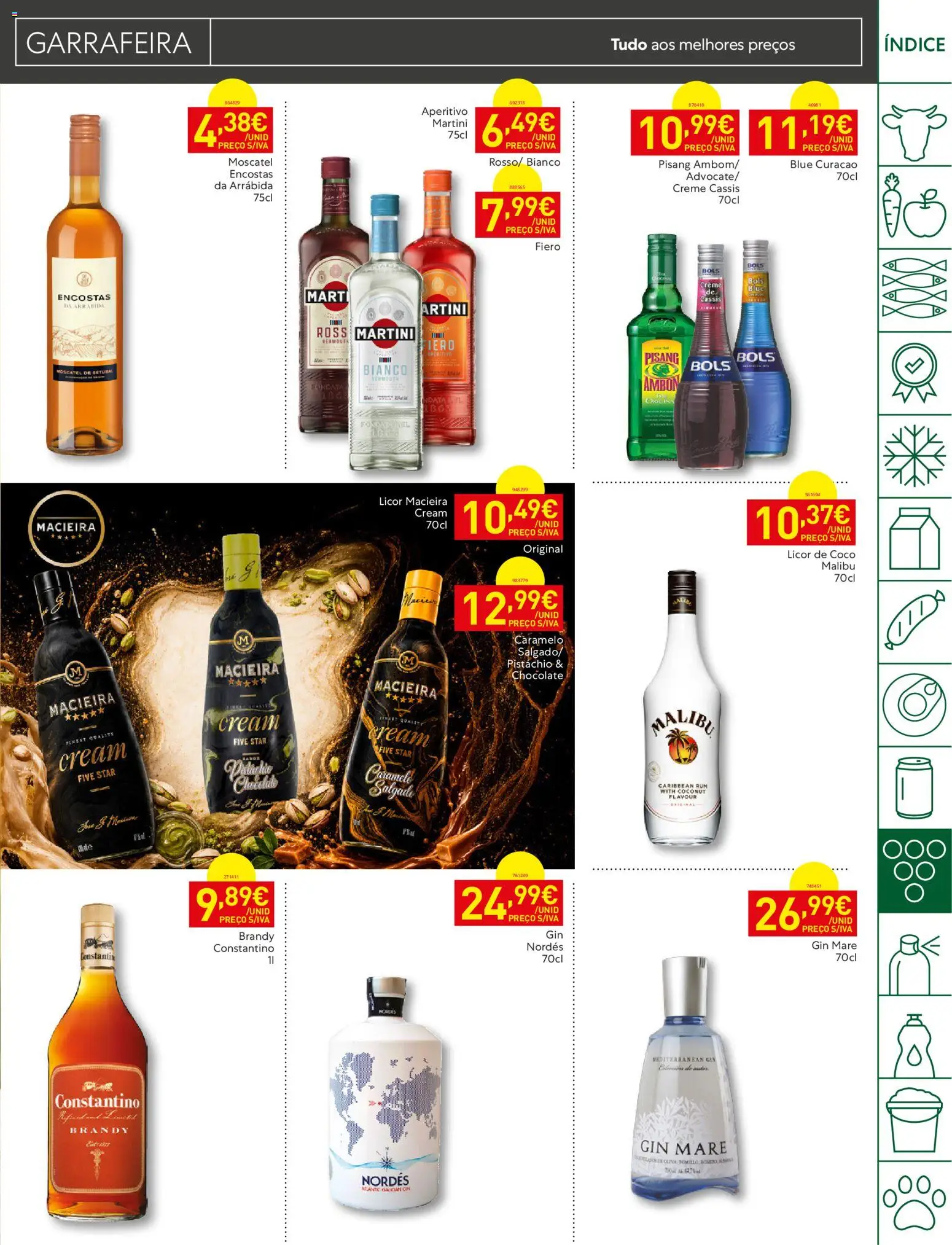 Recheio folheto Madeira │ válido de 08/09/2026 | Página: 27 | Produtos: Brandy, Licor, Chocolate, Coco