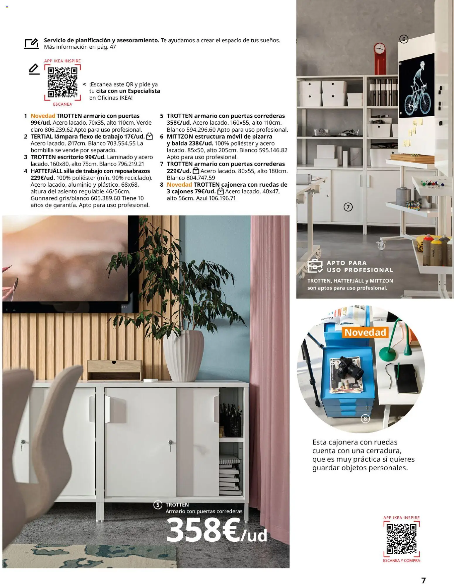 IKEA - IKEA para tu negocio │ válido desde el 01/09/2026 | Página: 7 | Productos: Móvil, Armario, Puertas, Lámpara
