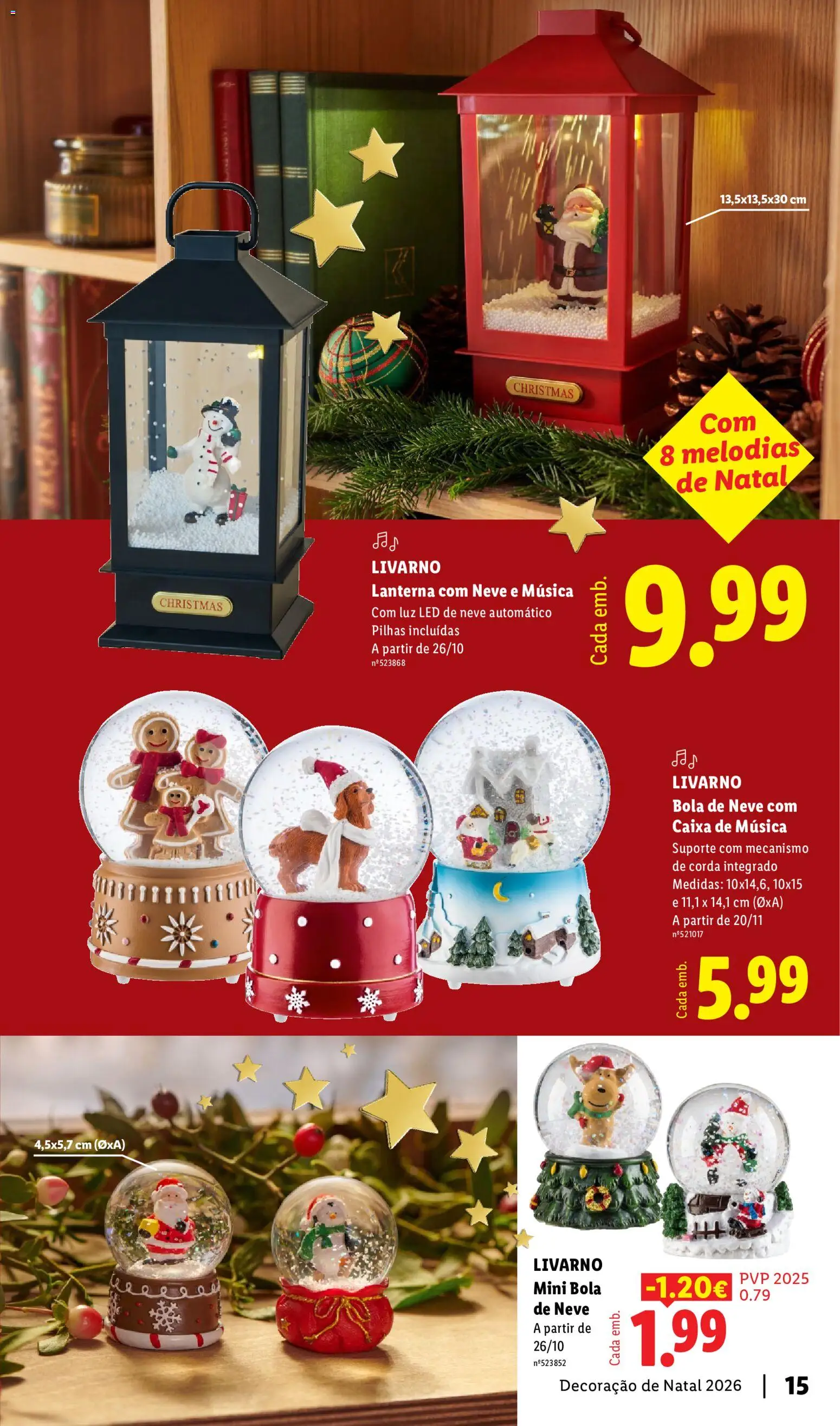 Lidl Folheto Especial Decoração de Natal │ válido de 26/10/2026 | Página: 15