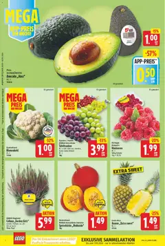 NP Discount Prospekt ab 28.09.2026 gültig | Seite: 4 | Produkte: Himbeeren, Ananas, Avocado, Blumenkohl