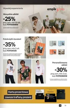 Pogląd oferty "Empik promocje" - ważna od 29.07.2026 | Strona: 73 | Produkty: Karta