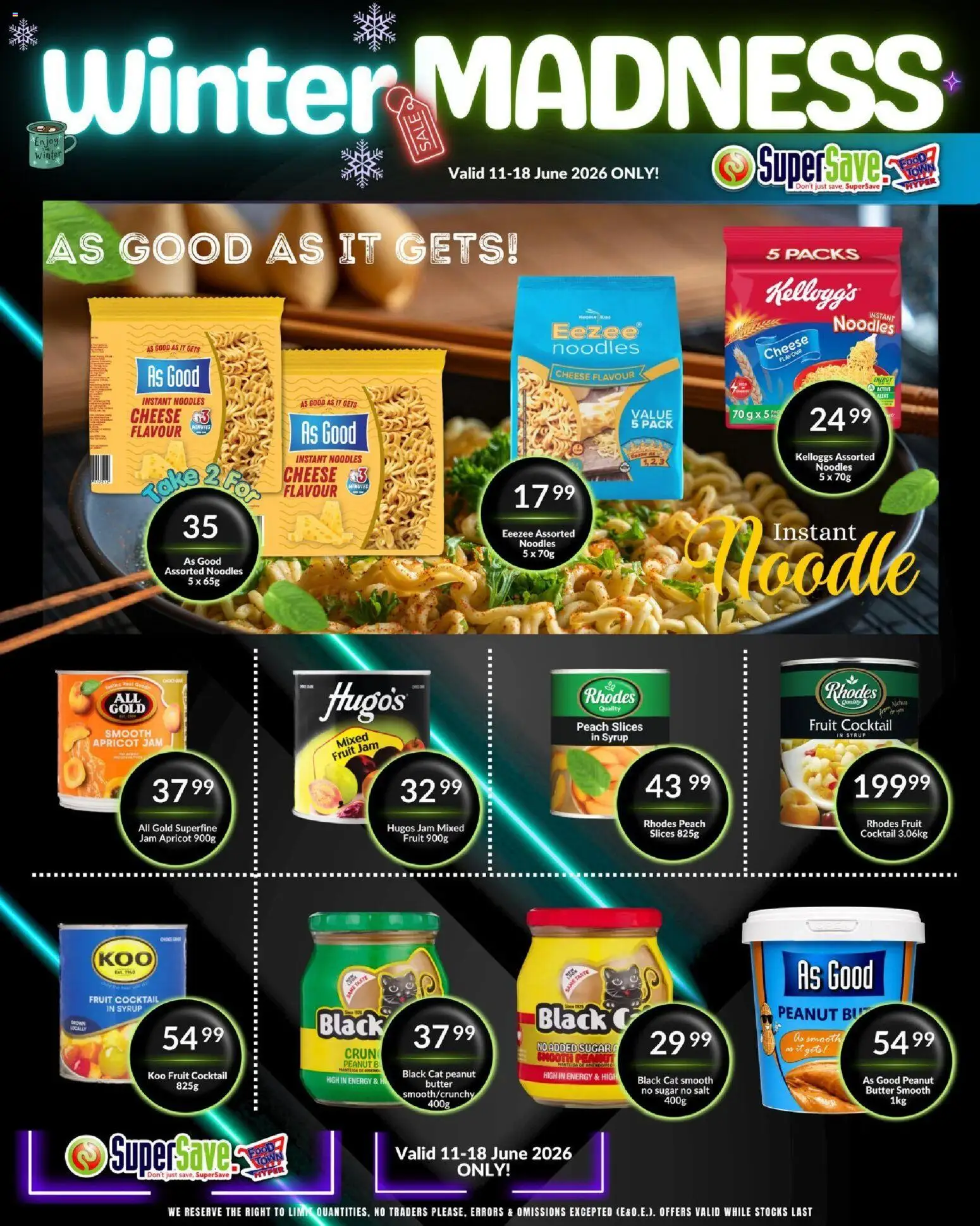 New Super Save catalogue – valid from 11.06.2026 | Page: 23 | Products: Jam, Fruit, Salt, Peach