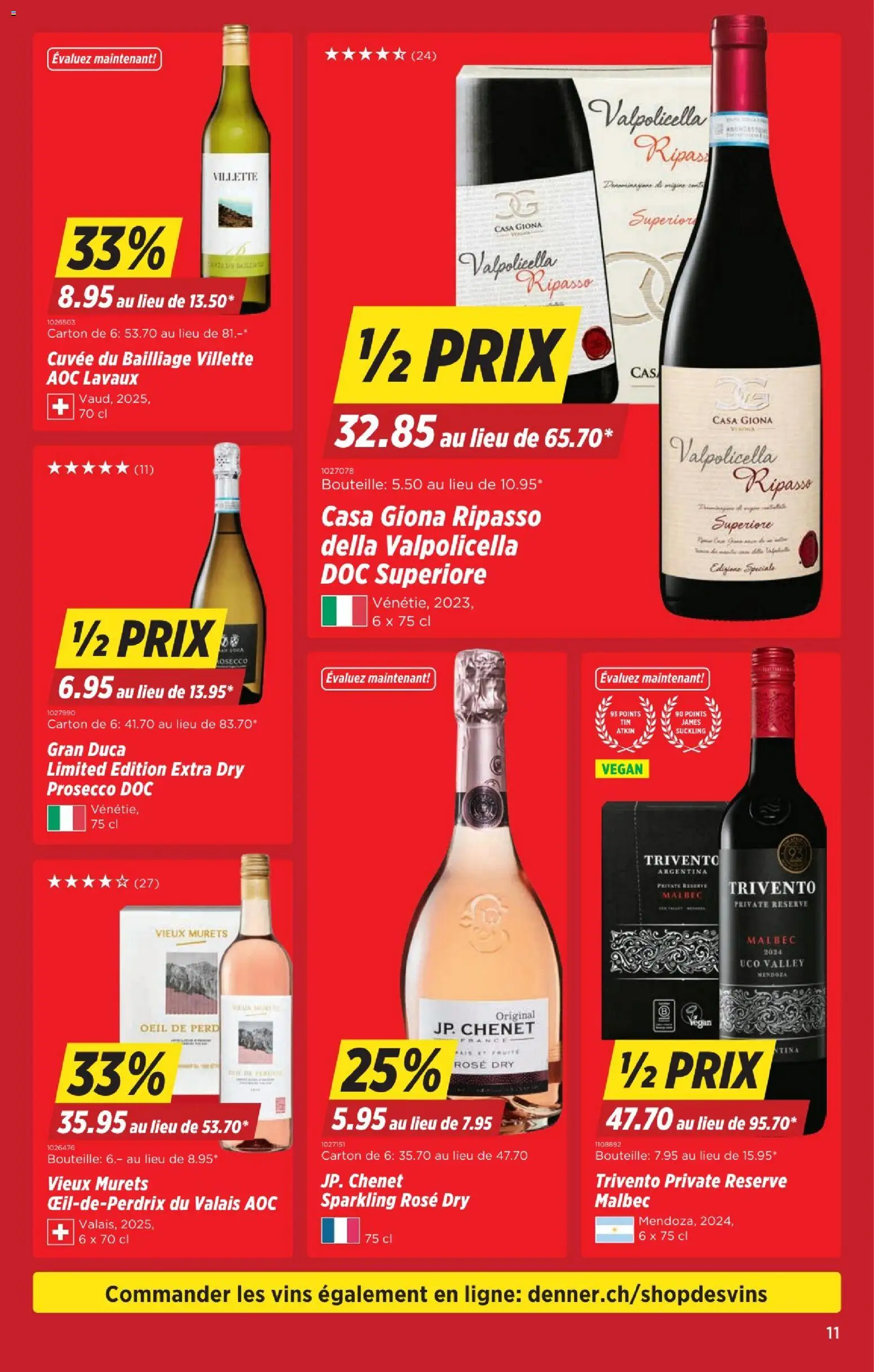 Denner aktionen FR – gültig ab 01.10.2026 | Seite: 11 | Produkte: Prosecco