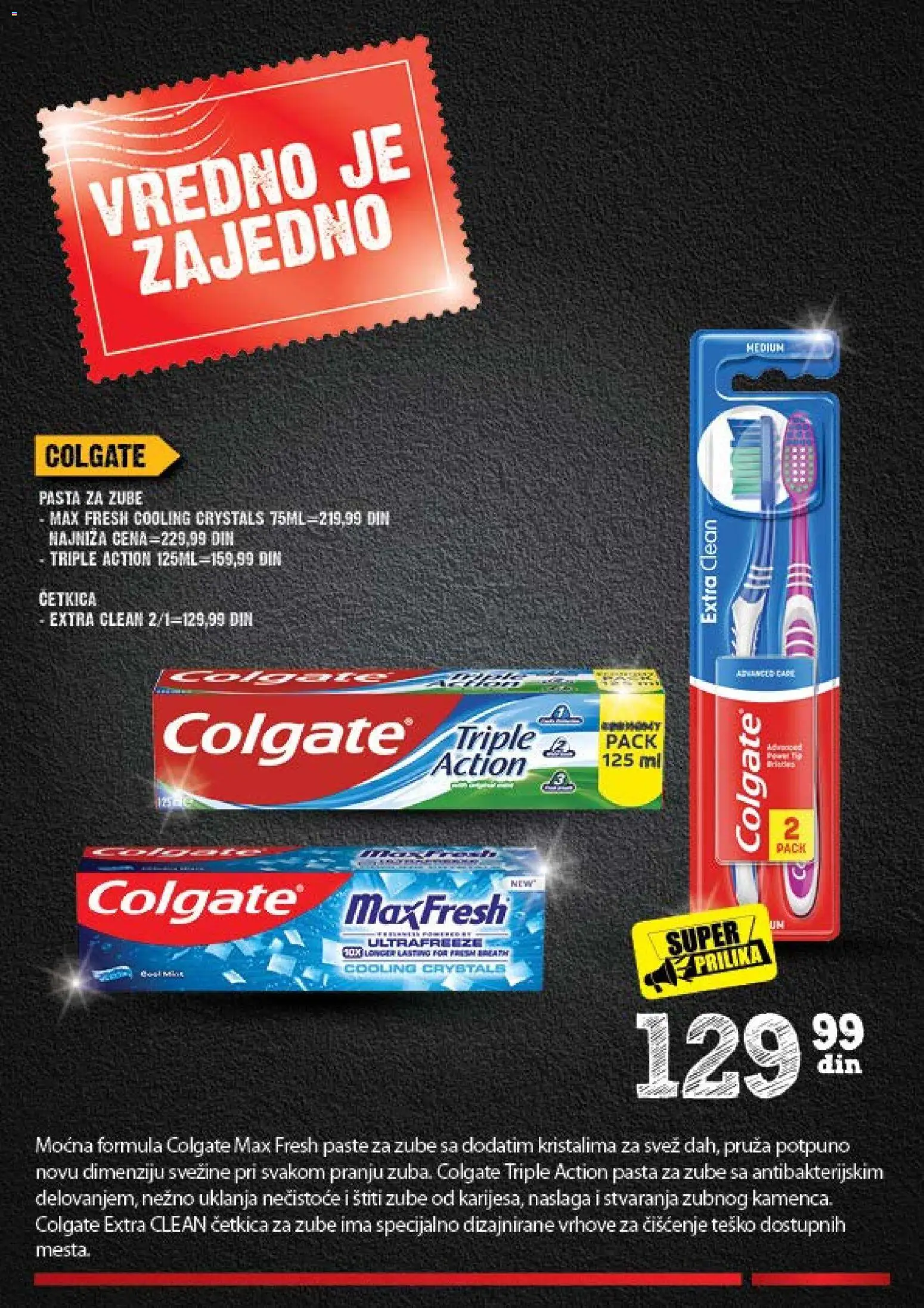 Idea katalog - važi od 31.08.2026 | Strana: 33 | Proizvode: Colgate, Pasta, Pasta za zube, Četkica za zube
