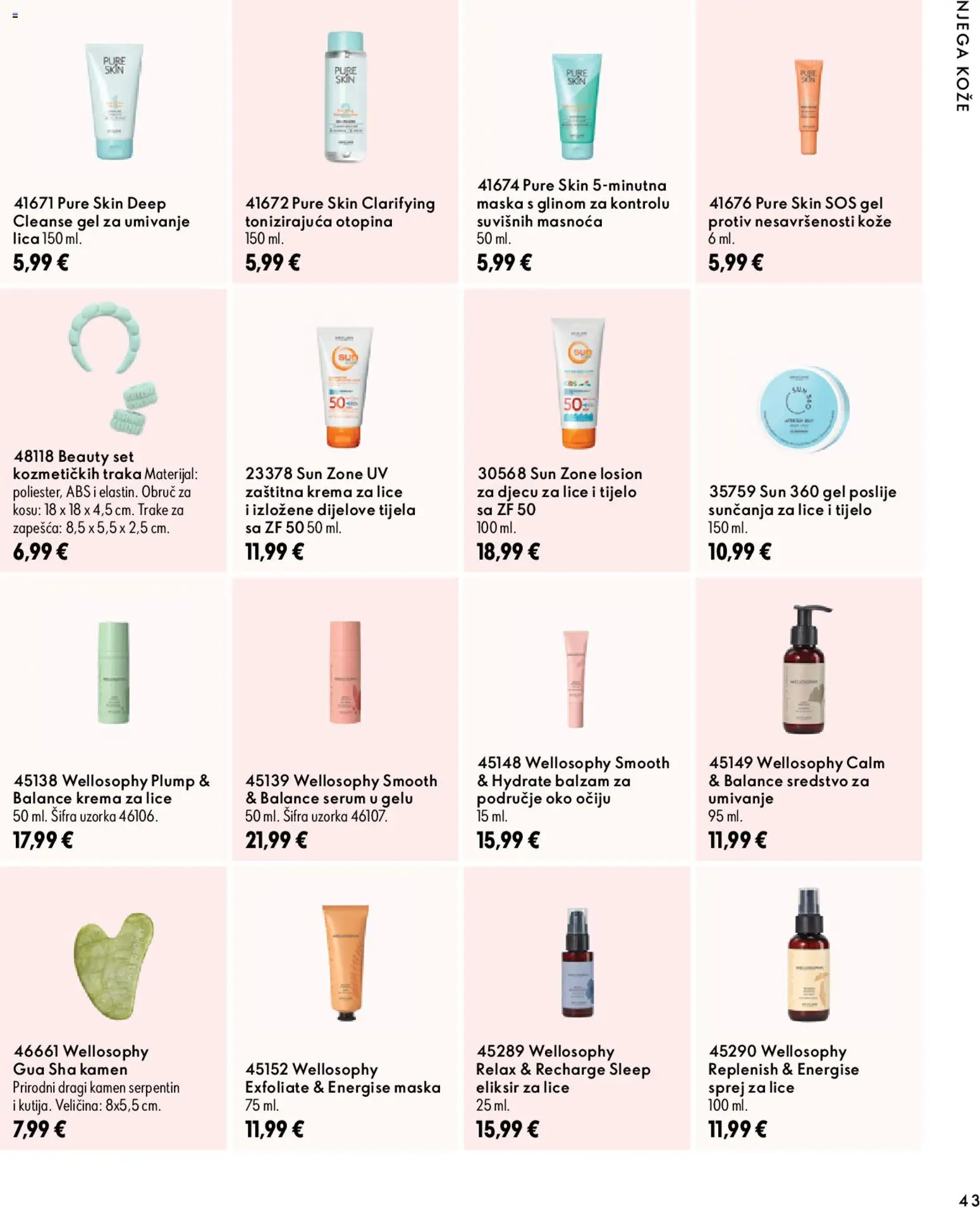 Oriflame katalog | vrijedi od 07.10.2026 | Stranica: 43 | Proizvodi: Krema za lice, Maska, Trake, Krema