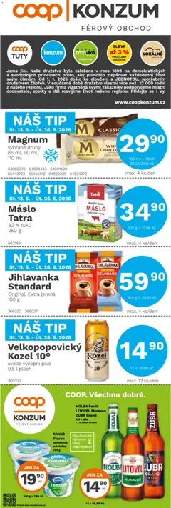 Náhled letáku Konzum leták od 13.05.2026