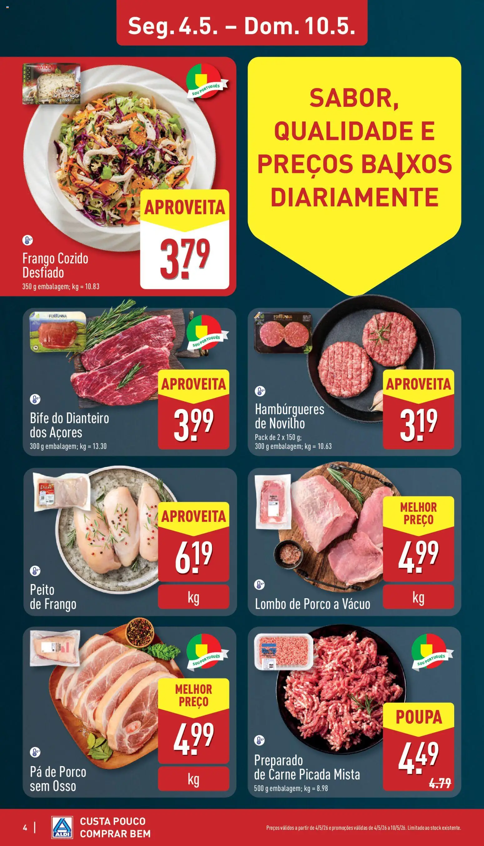 Aldi folheto | 04/05/2026 |  🎉 Como obter um desconto limitado? Poupe ainda hoje! | Portugal