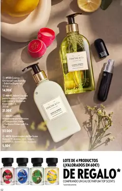 Vista previa Oriflame - Catálogo Campaña 12 válido desde el 26/08/2026 | Página: 52 | Productos: Jabón, Limón, Crema, Jabón líquido