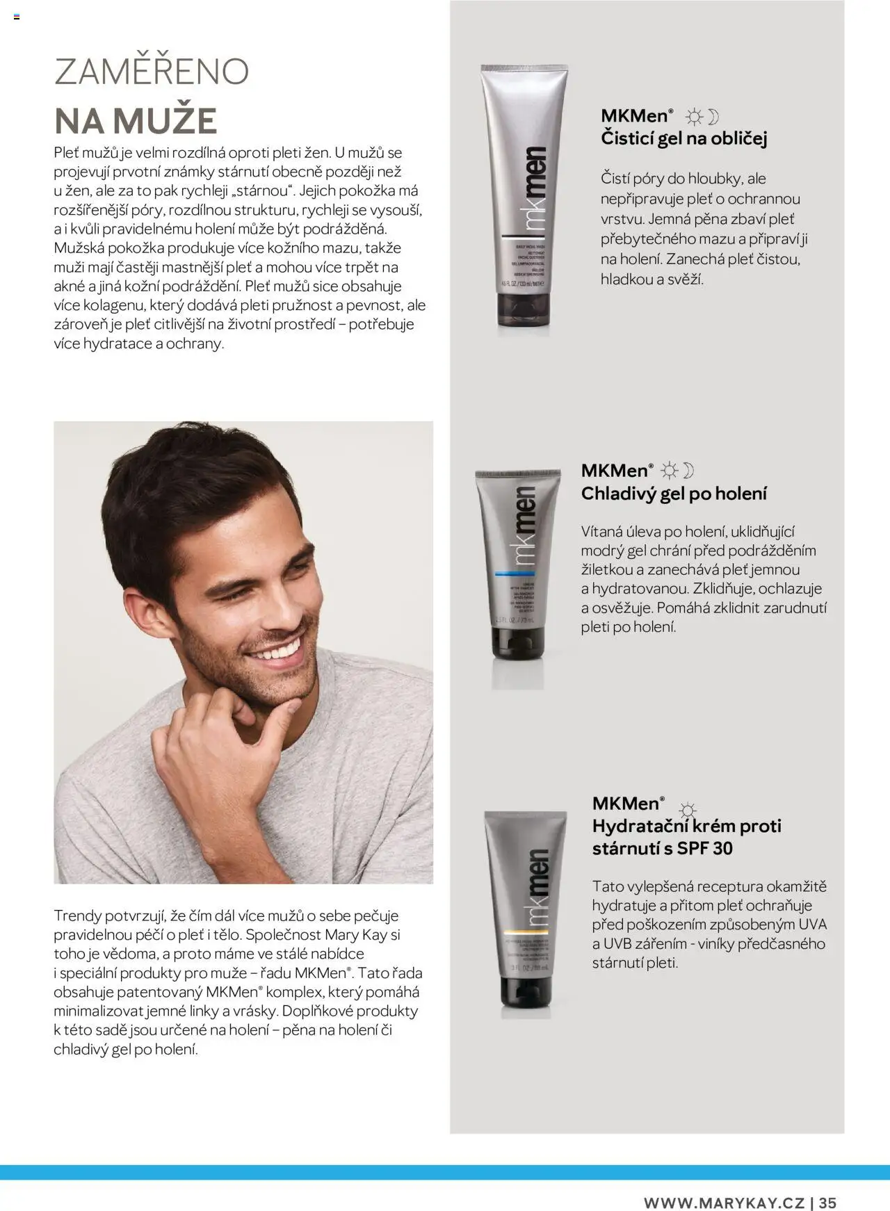 Mary Kay katalog - Průvodce péčí o pleť od 22.02.2025 | Strana: 35 | Produkty: Známky, Krém, Hydratační krém, Pěna