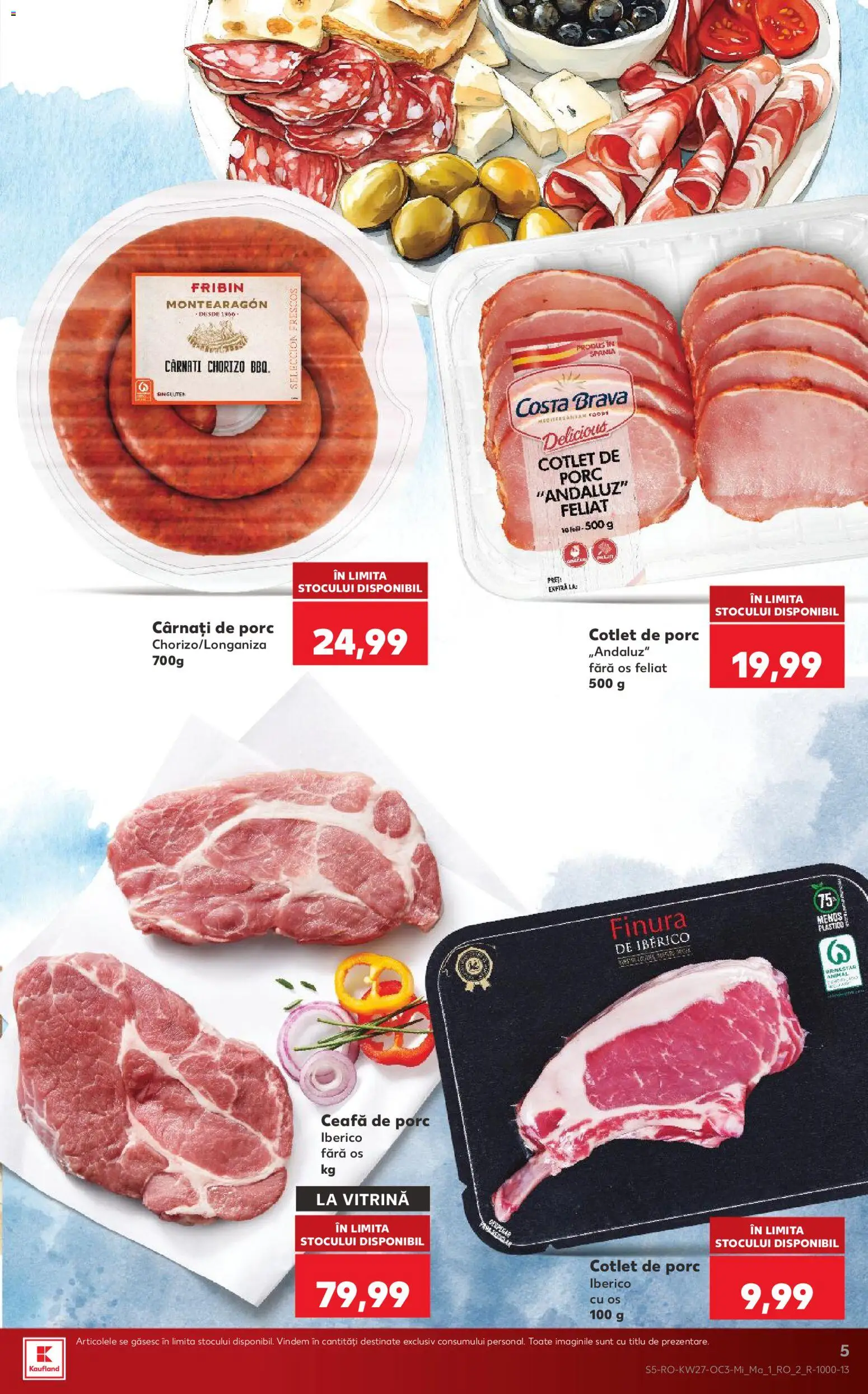 Noul catalog Kaufland – valabil de la 01.07.2026 | Pagină: 5 | Produse: Keçeli kalem, Lait de coco, Vitrină, Cârnați