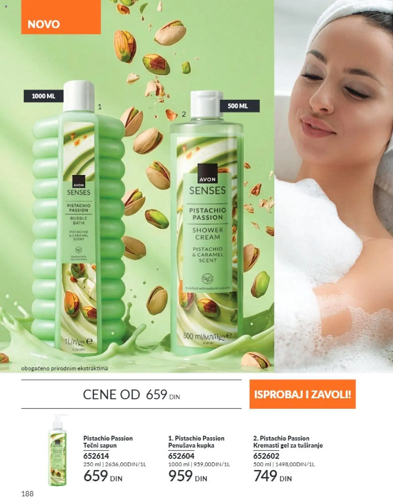AVON katalog - važi od 01.09.2026 | Strana: 188 | Proizvode: Tečni sapun, Sapun, Gel za tuširanje