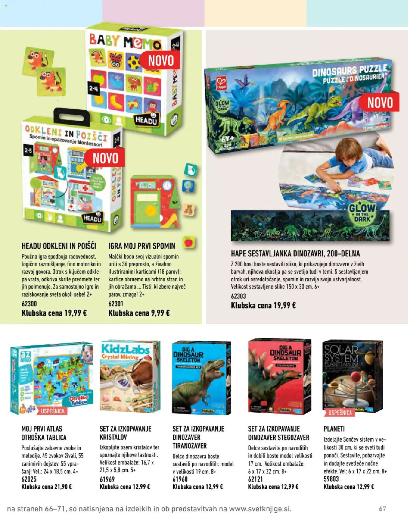 Novi Mladinska Knjiga katalog ponudbe – veljaven od 01.04.2026 | Stran: 68 | Izdelki: Tablica, Igra