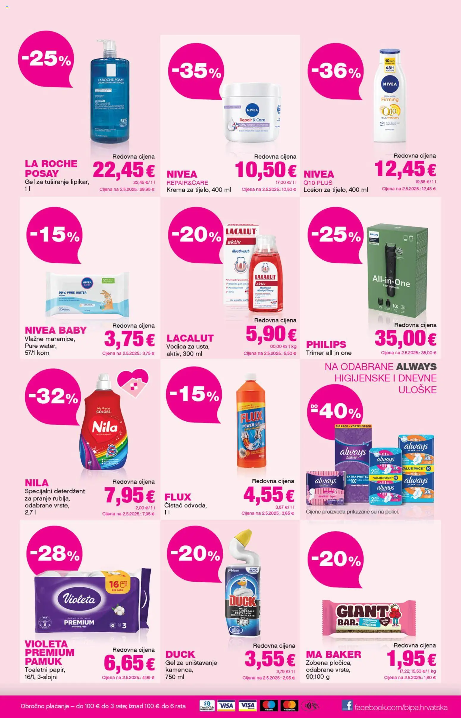 Bipa katalog | vrijedi od 29.10.2026 | Stranica: 27 | Proizvodi: Gel za tuširanje, Nila, Nivea, Violeta