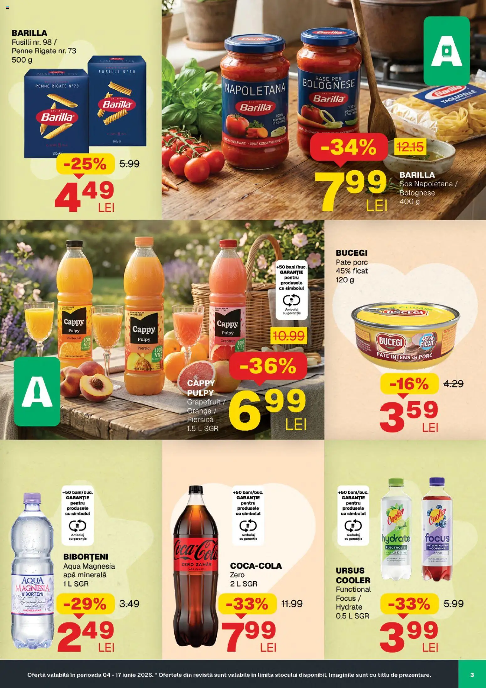 Noul catalog Annabella – valabil de la 04.06.2026 | Pagină: 3 | Produse: Piersică, Pară, Pate, Apă