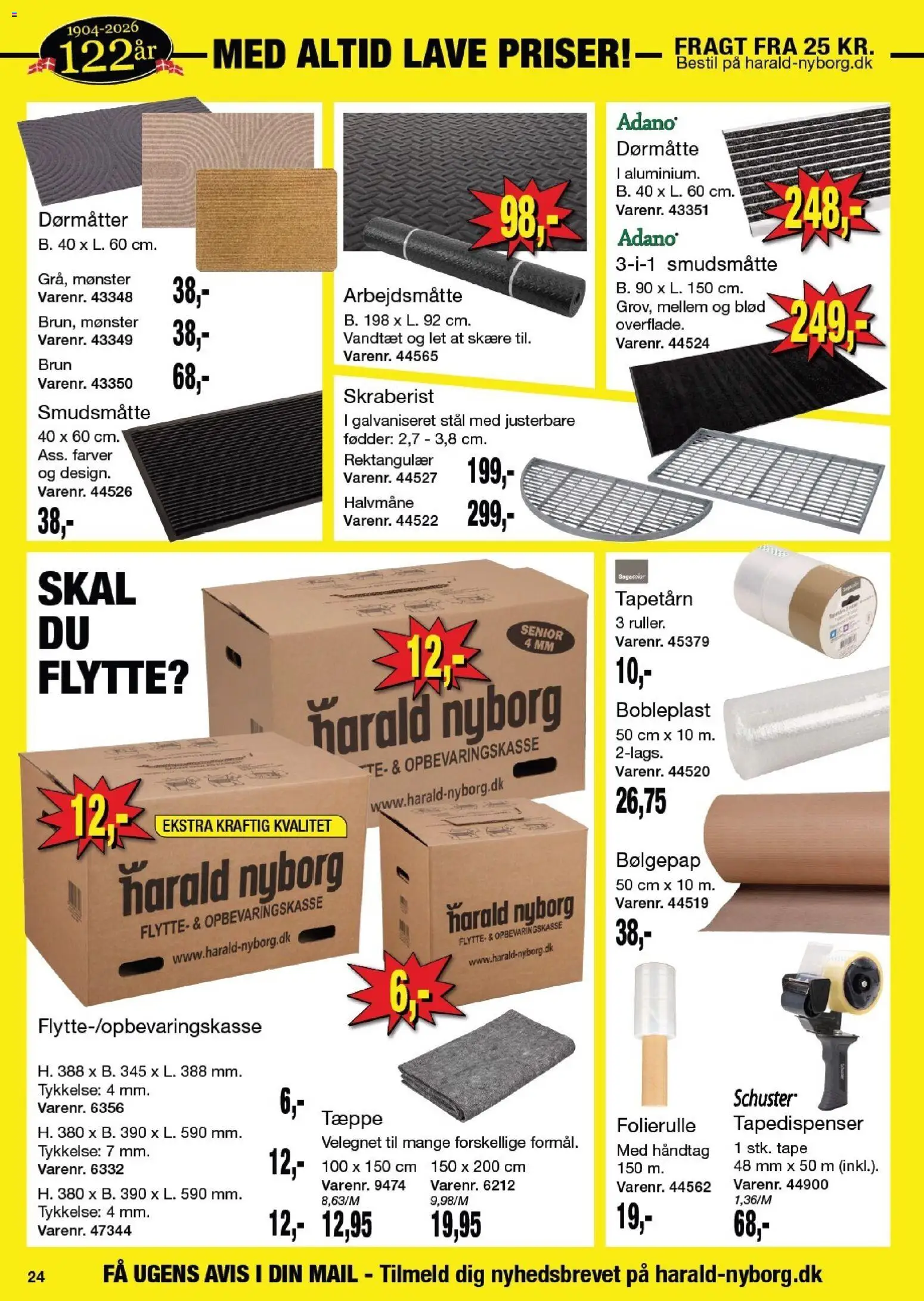 Harald Nyborg tilbudsavis – gyldig fra 13/08/2026 | Side: 26 | Produkter: Te, Tæppe, Dørmåtte