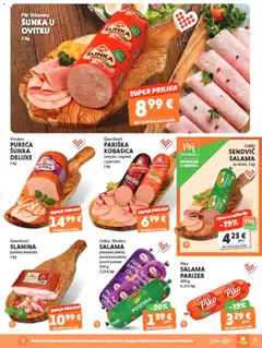 Katalog Studenac - Pregled kataloga iz trgovine Studenac, vrijedi od 01.07.2026 | Stranica: 9 | Proizvodi: Šunka, Kobasica, Pik Vrbovec, Parizer